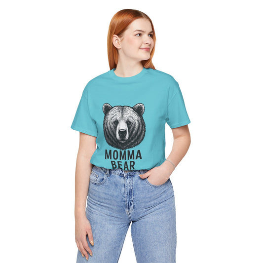 Momma Bear T‑Shirt — Adult Womens