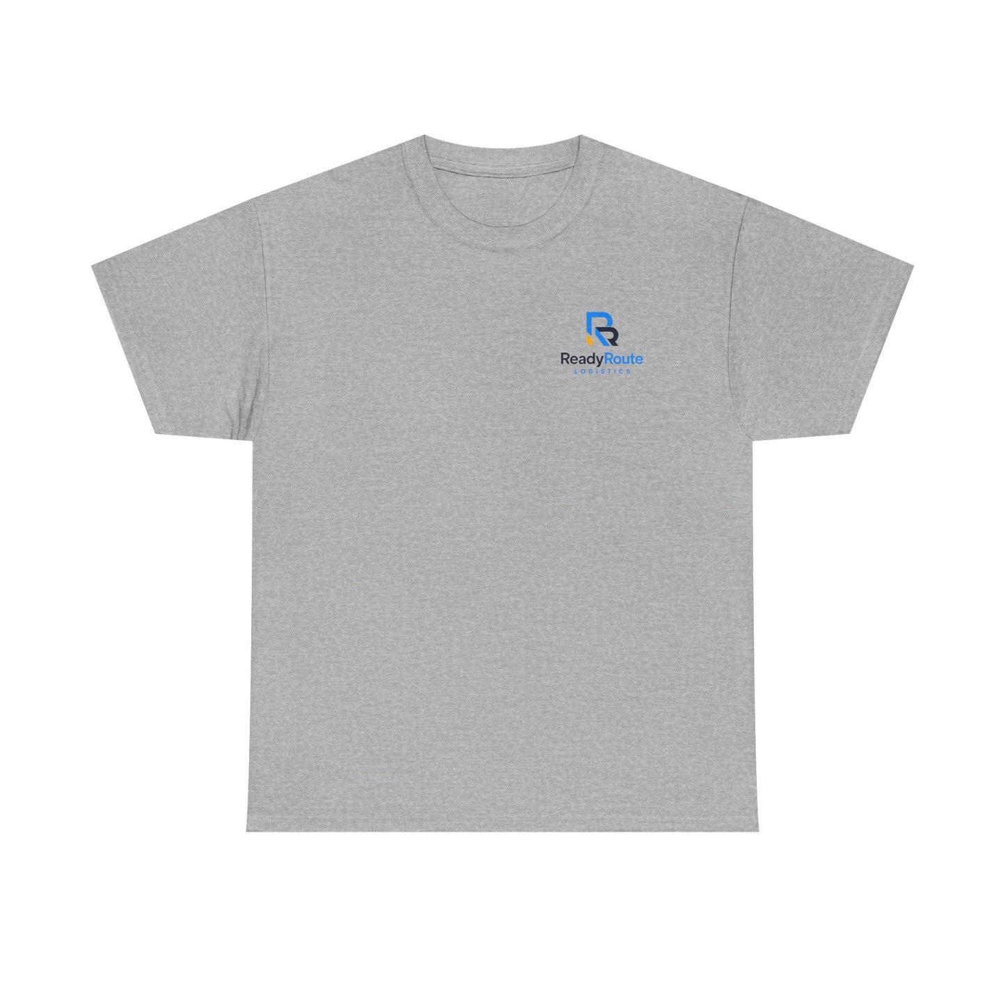 ReadyRoute Logo T-Shirt — Minimal Branded White Tee