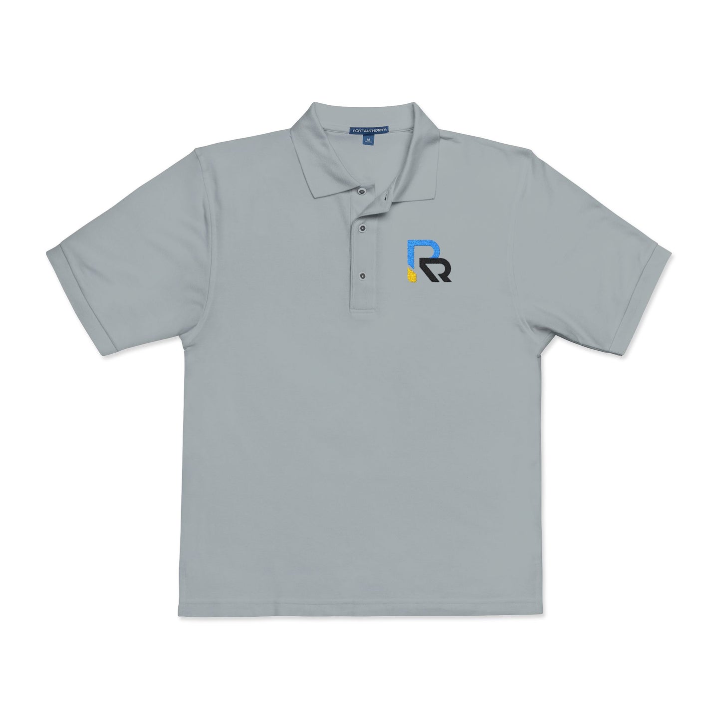 Embroidered 'Ready Route' Logo Polo Shirt – Lightweight Classic Collared Polo