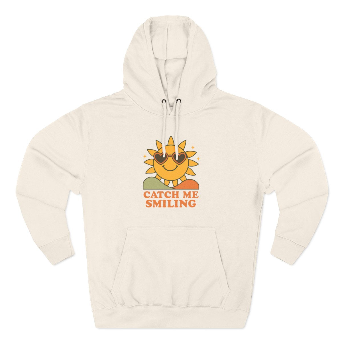 "Catch Me Smiling" Sun Hoodie — Men's Graphic Sweatshirt — view 6