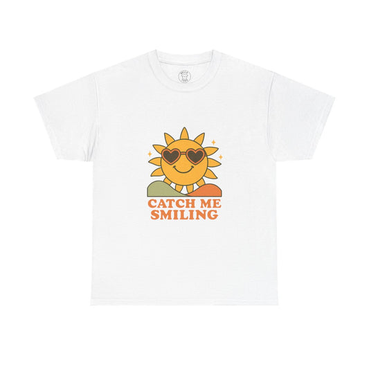Catch Me Smiling" Sun T-Shirt — Unisex Graphic Tee — view 2