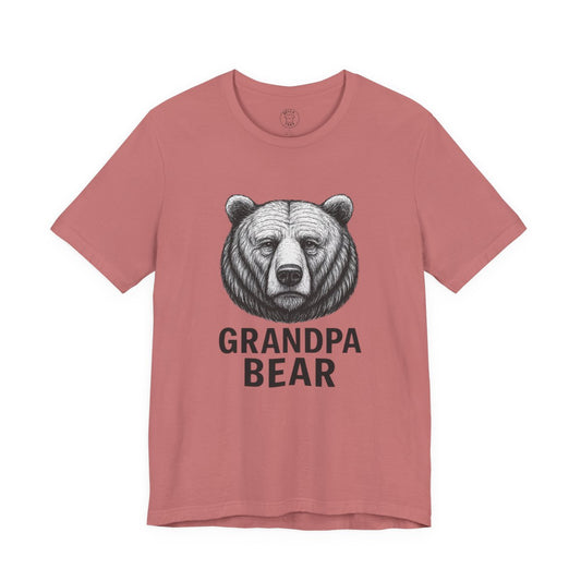 Grandpa Bear T-Shirt - Best Gift for Grandfather, Father's Day, & Birthday — view 2
