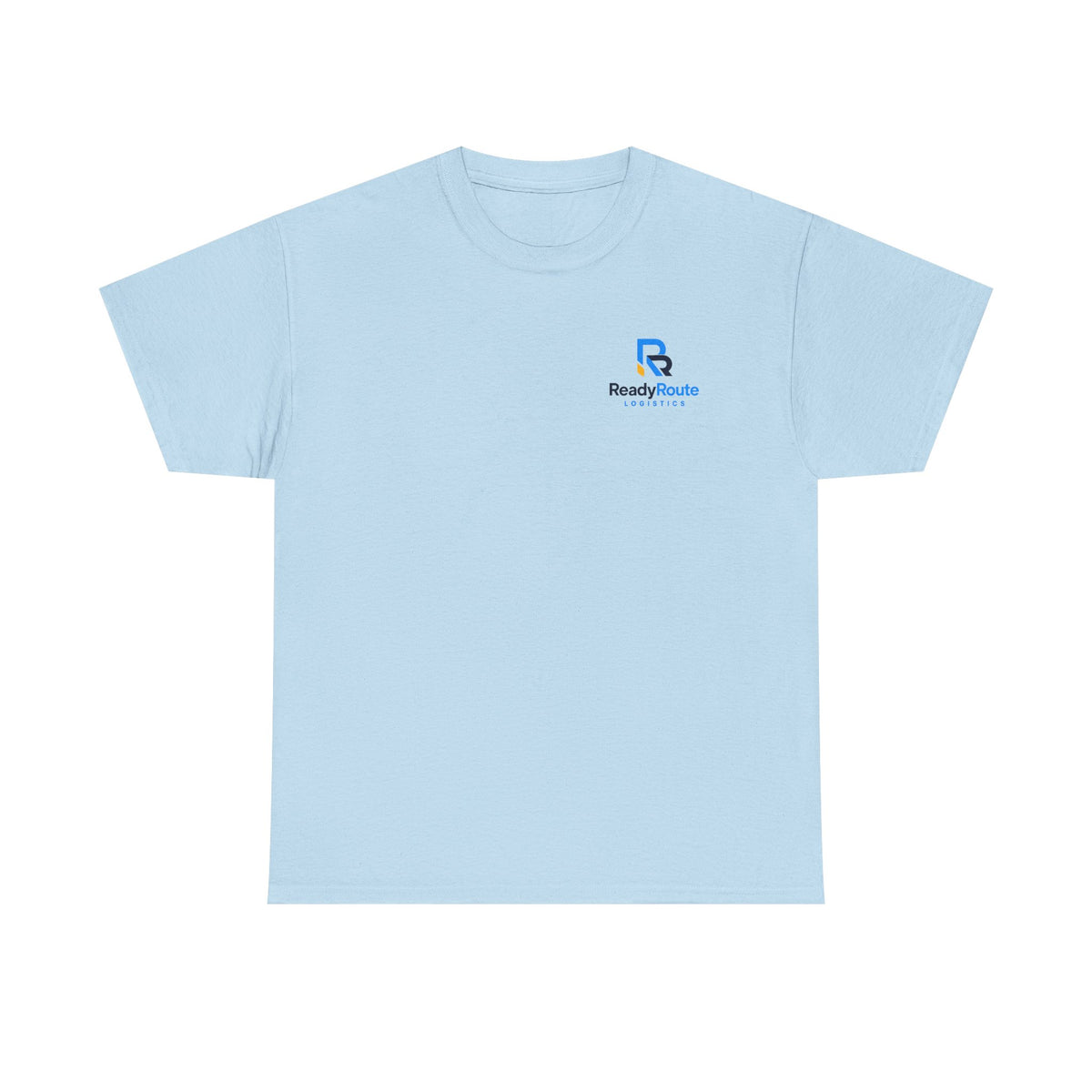 ReadyRoute Logo T-Shirt — Minimal Branded White Tee