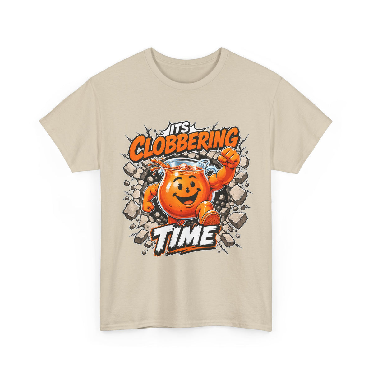 It's Clobbering Time Heavyweight Classic-Fit Funny Tee