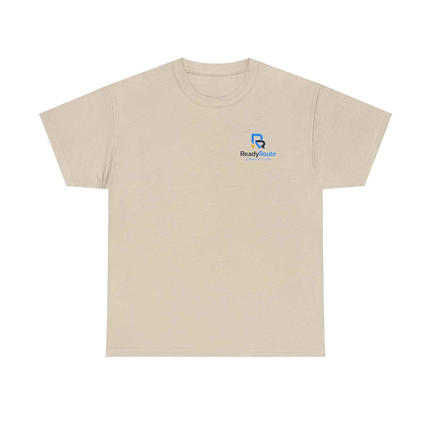 ReadyRoute Logo T-Shirt — Minimal Branded White Tee