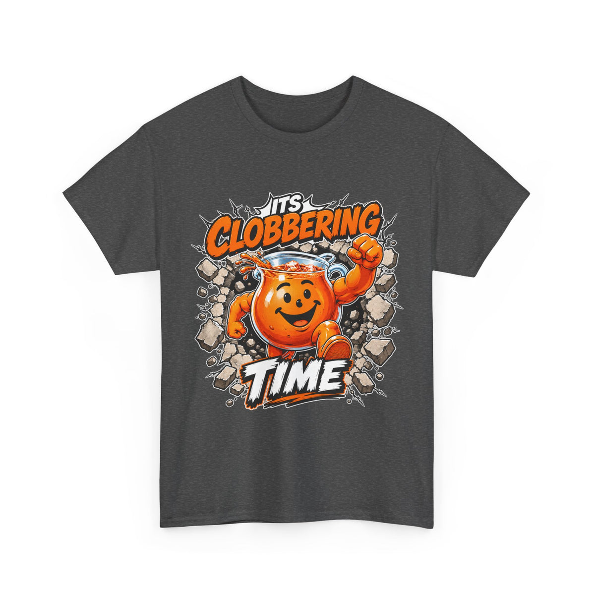 It's Clobbering Time Heavyweight Classic-Fit Funny Tee