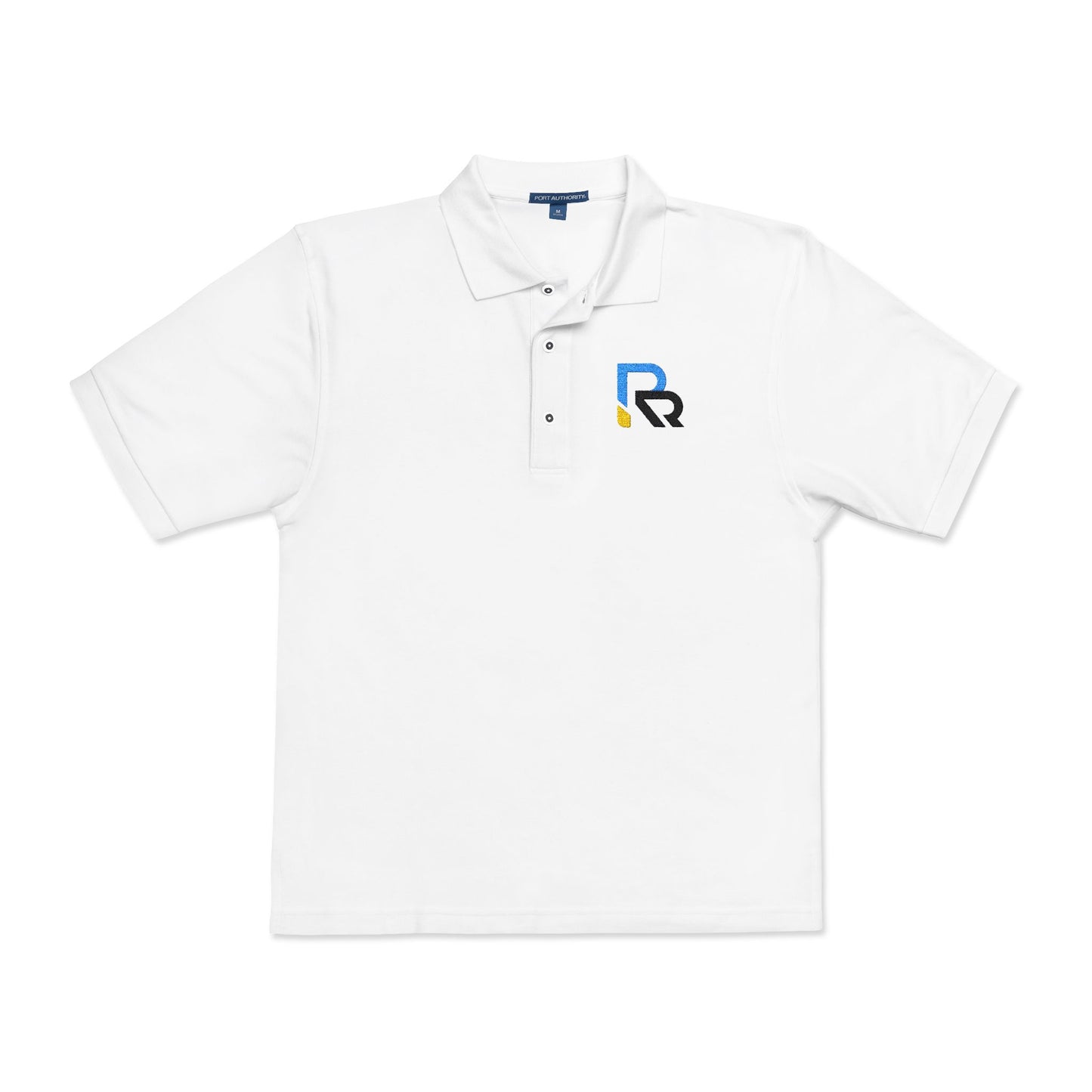 Embroidered 'Ready Route' Logo Polo Shirt – Lightweight Classic Collared Polo