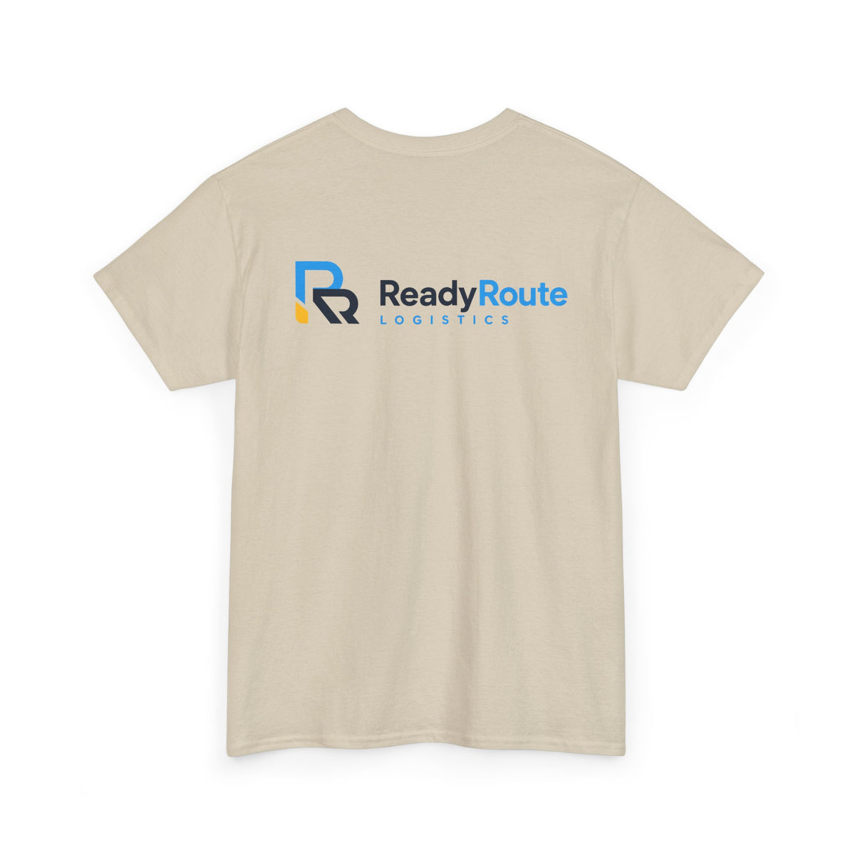 ReadyRoute Logo T-Shirt — Minimal Branded White Tee
