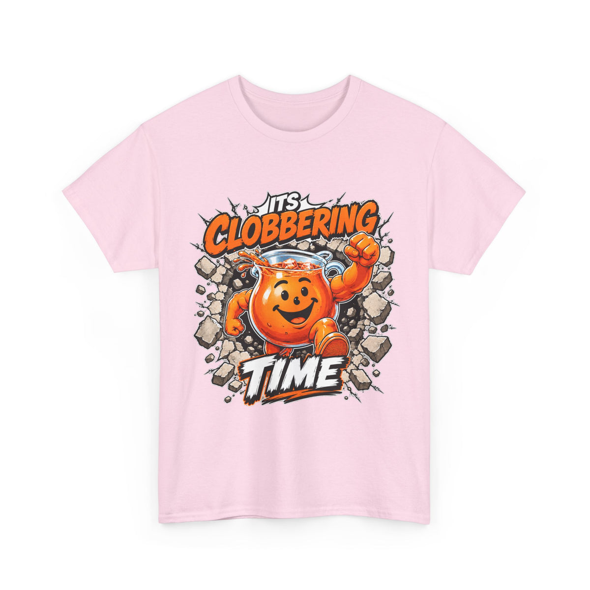 It's Clobbering Time Heavyweight Classic-Fit Funny Tee