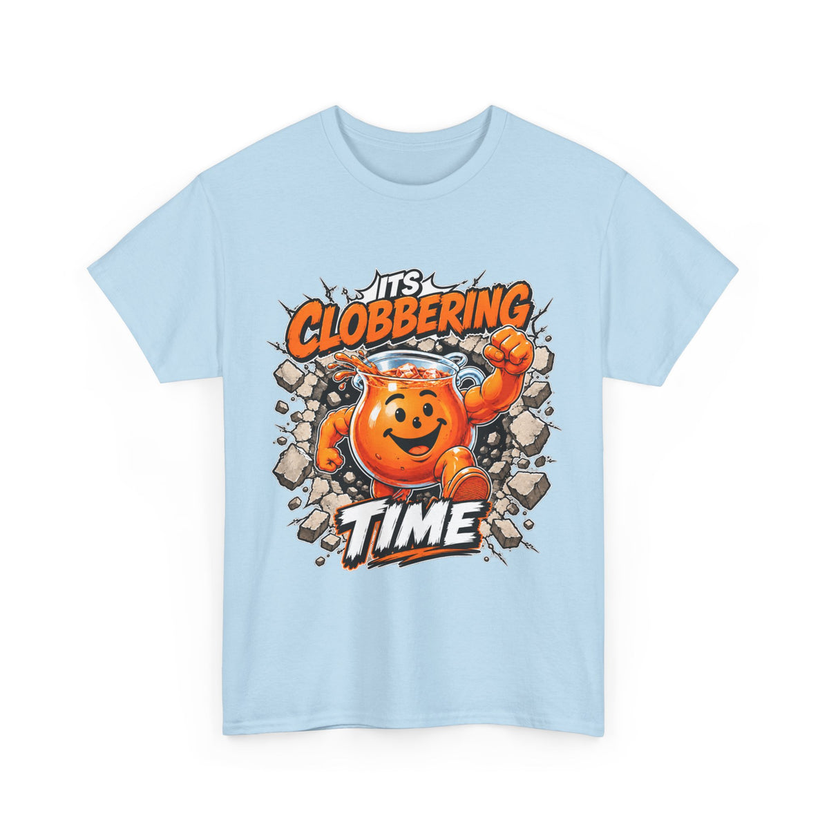 It's Clobbering Time Heavyweight Classic-Fit Funny Tee