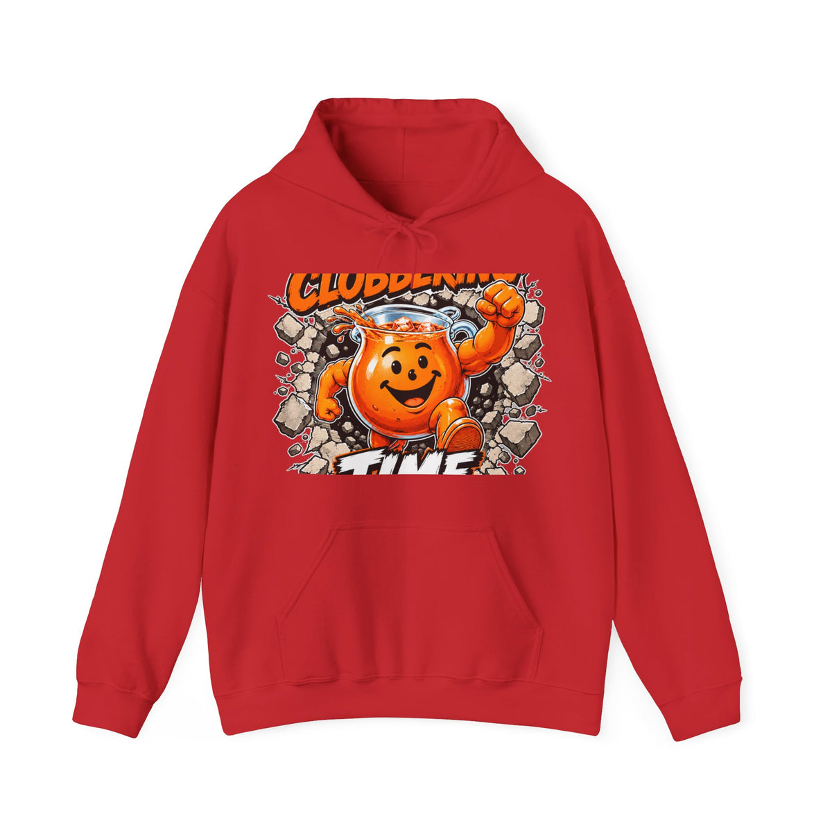 It's Clobbering Time Funny Punch Jug Heavy-Blend Hoodie