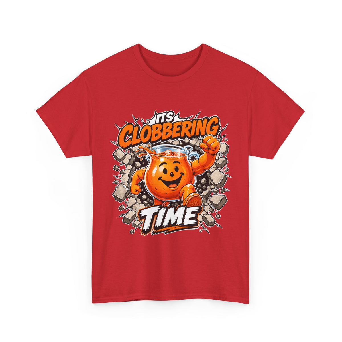 It's Clobbering Time Heavyweight Classic-Fit Funny Tee