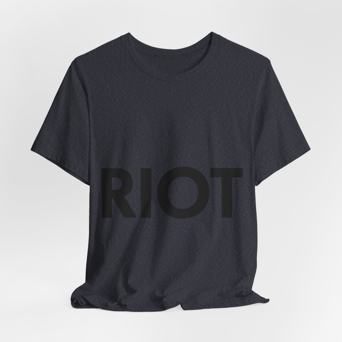 Bold RIOT Graphic Soft Slim-Fit Unisex Tee