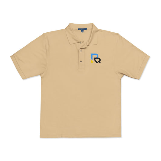 Embroidered 'Ready Route' Logo Polo Shirt – Lightweight Classic Collared Polo