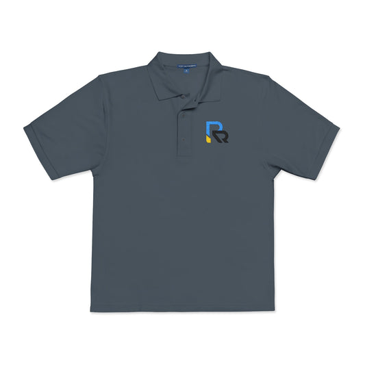 Embroidered 'Ready Route' Logo Polo Shirt – Lightweight Classic Collared Polo