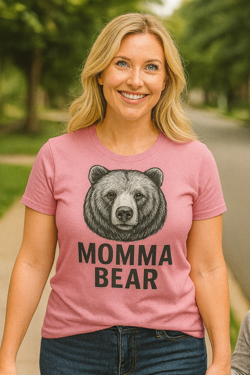 Women's Momma Bear Graphic T-Shirt — Mother's Day Gift Tee