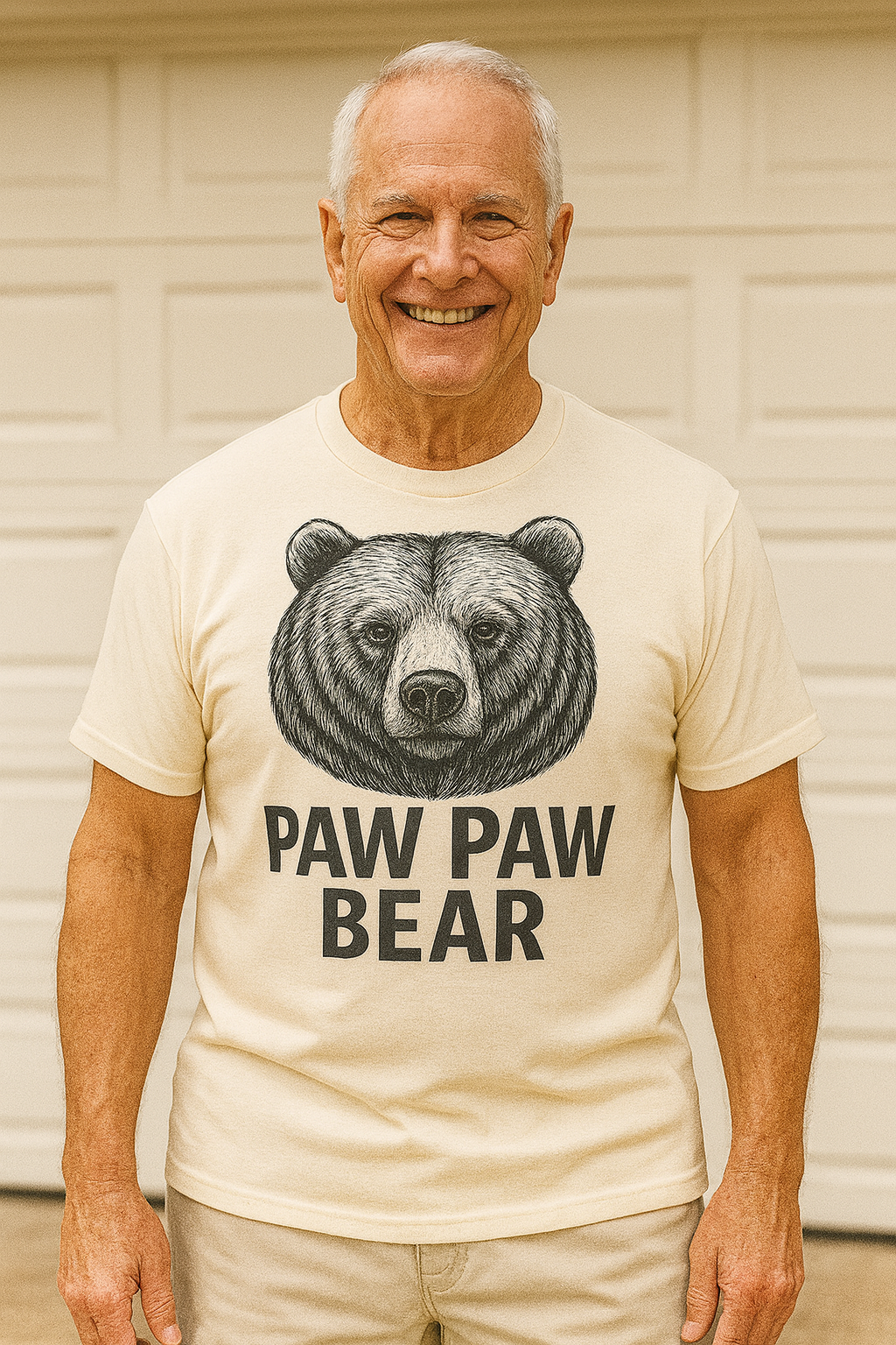 Paw Paw Bear T-Shirt — Best Gift for Paw Paw, Father's Day, & Birthday Tee