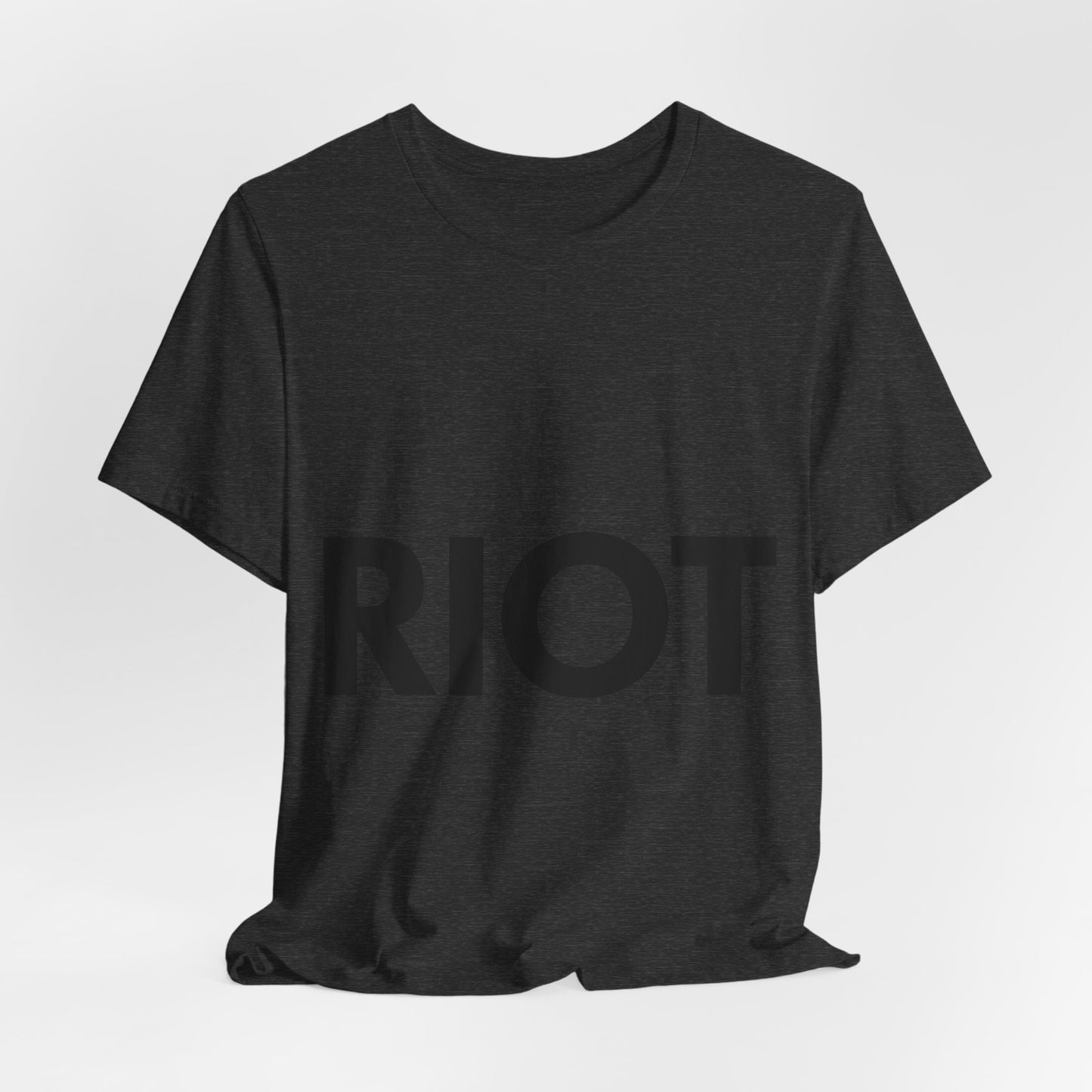 Bold RIOT Graphic Soft Slim-Fit Unisex Tee