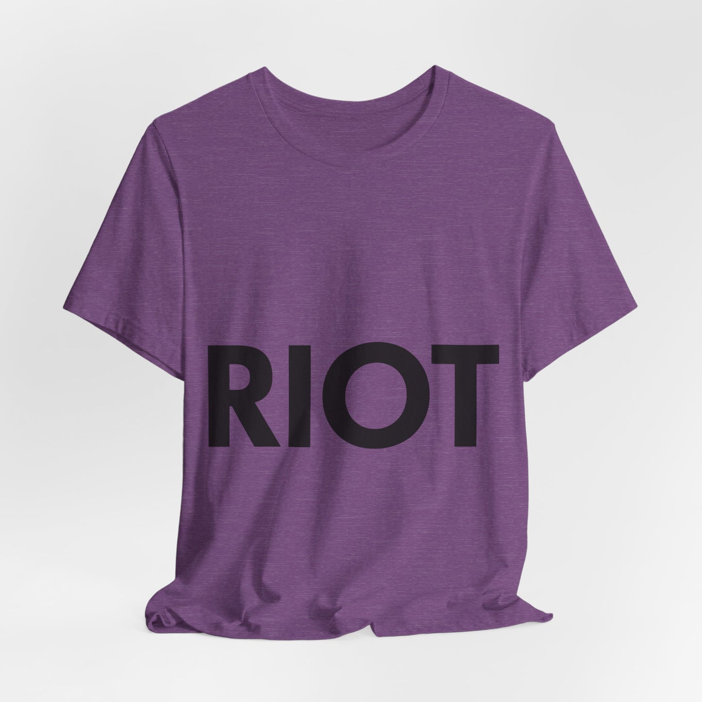 Bold RIOT Graphic Soft Slim-Fit Unisex Tee