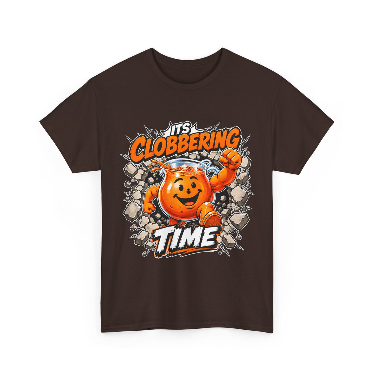 It's Clobbering Time Heavyweight Classic-Fit Funny Tee