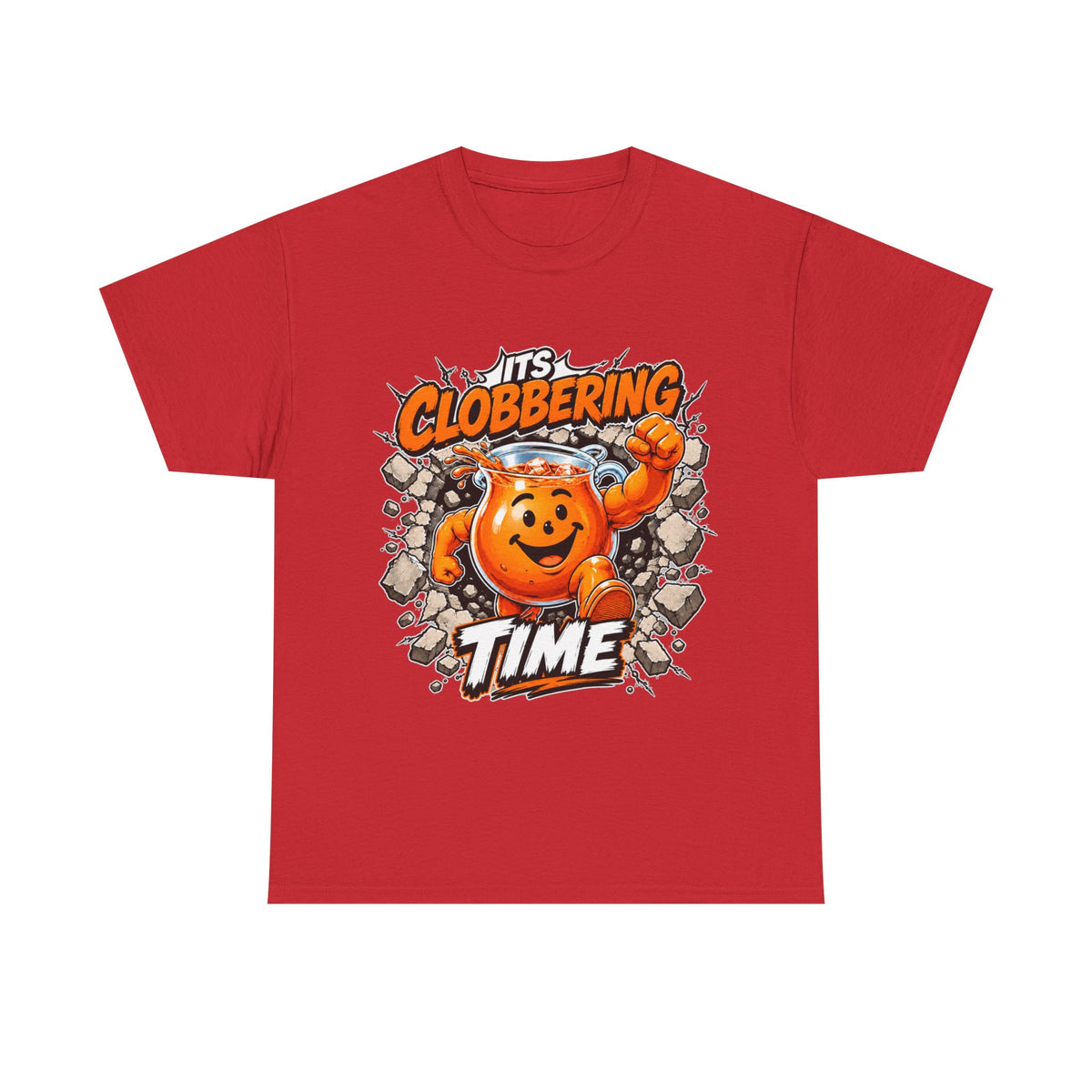 It's Clobbering Time Heavyweight Classic-Fit Funny Tee