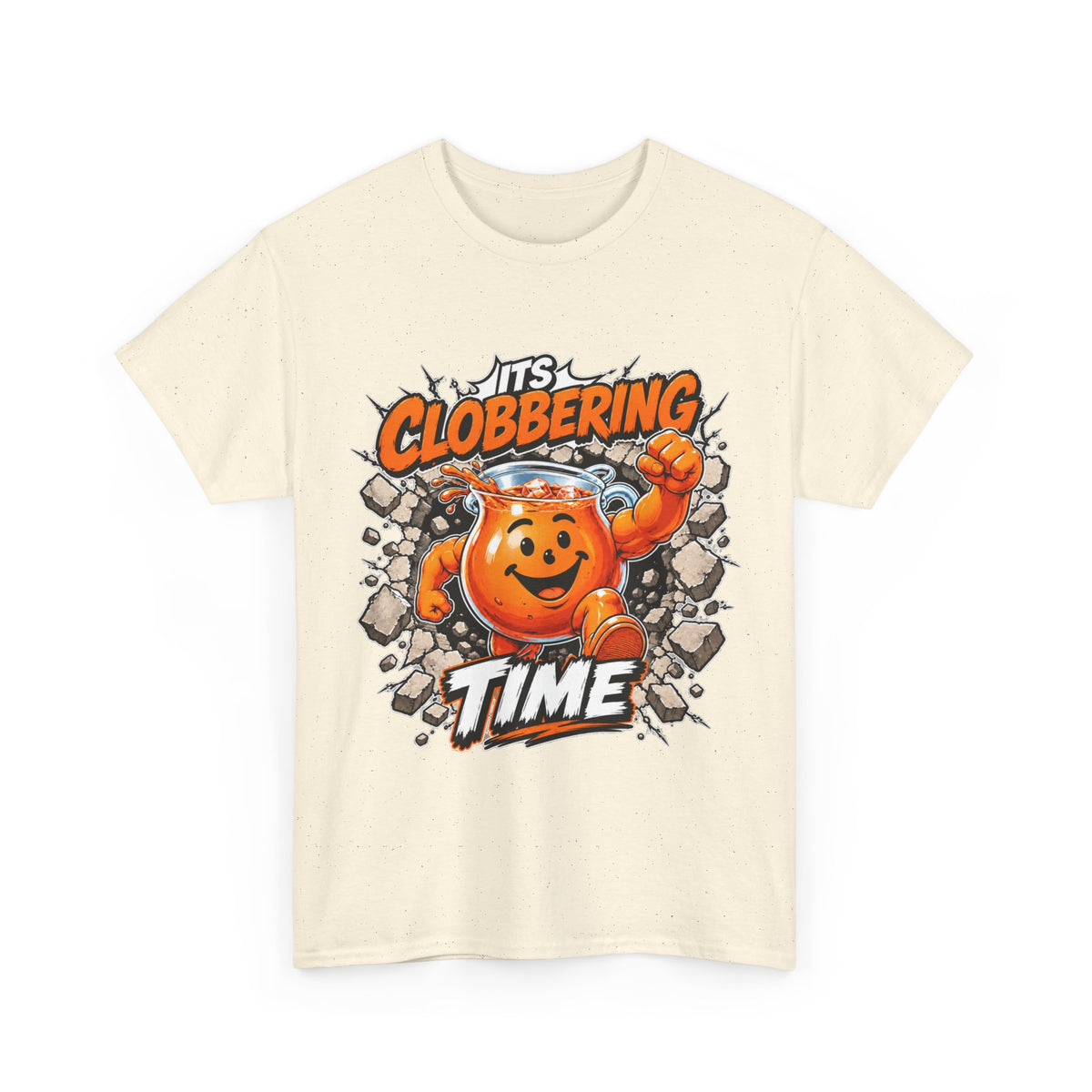 It's Clobbering Time Heavyweight Classic-Fit Funny Tee