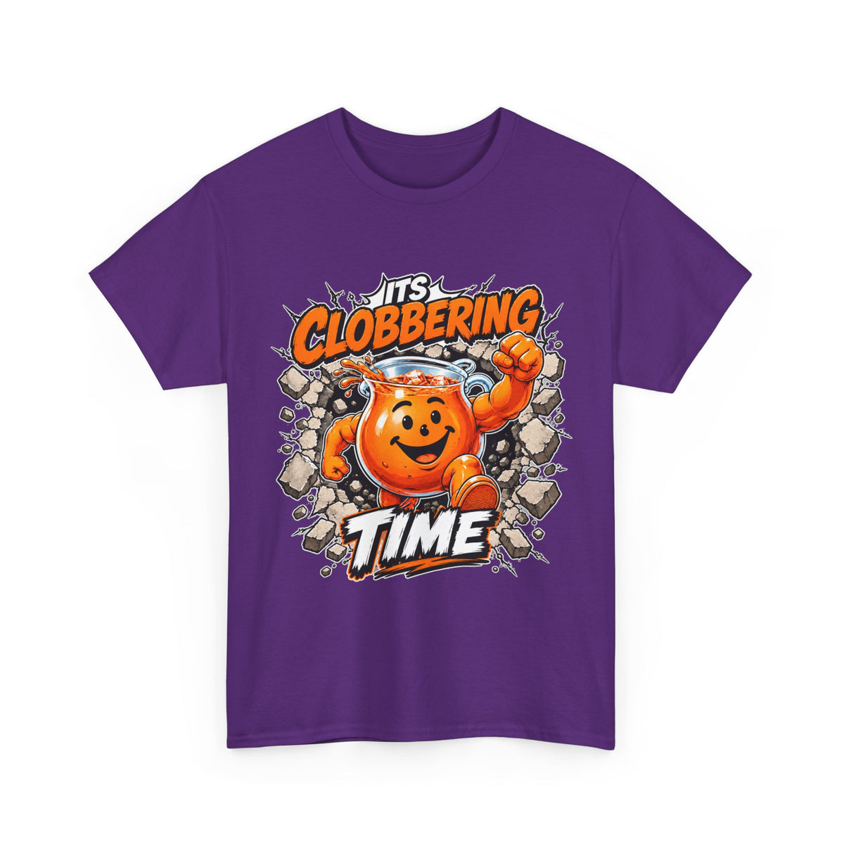 It's Clobbering Time Heavyweight Classic-Fit Funny Tee