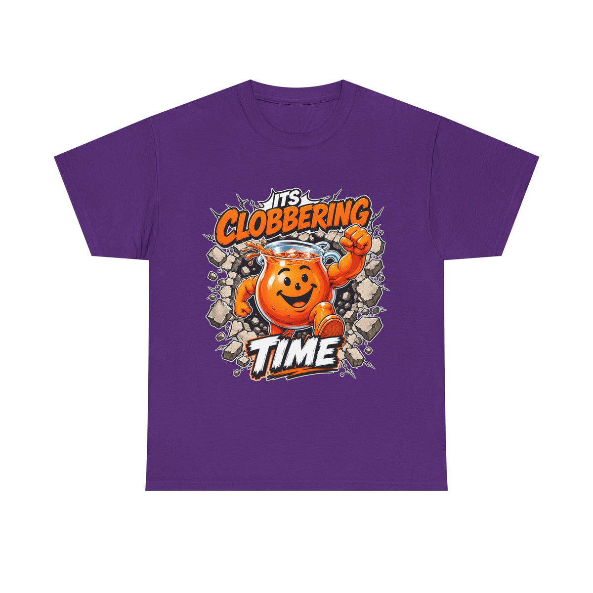 It's Clobbering Time Heavyweight Classic-Fit Funny Tee