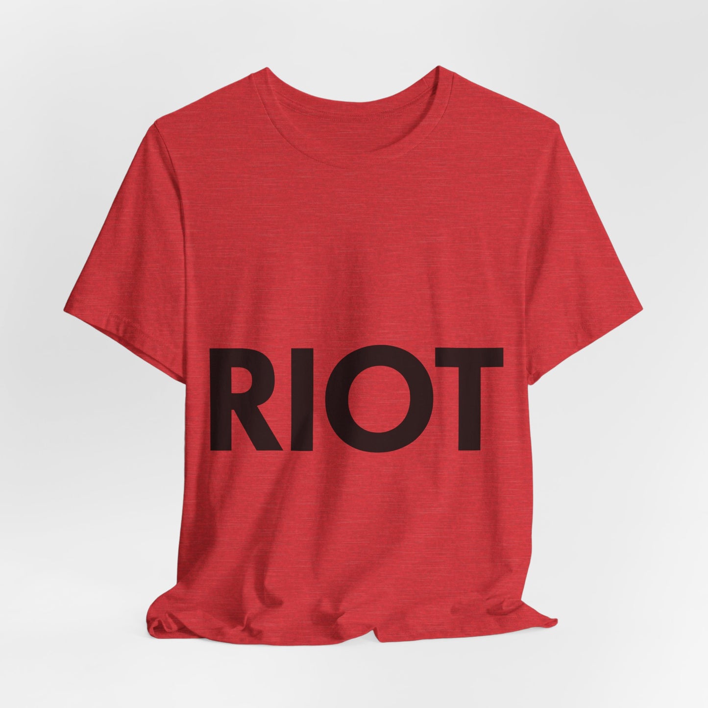 Bold RIOT Graphic Soft Slim-Fit Unisex Tee