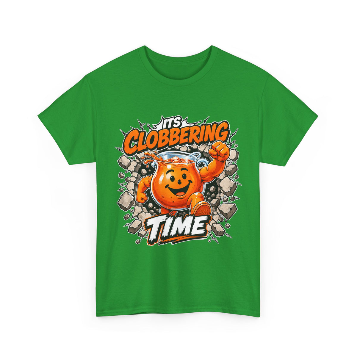 It's Clobbering Time Heavyweight Classic-Fit Funny Tee