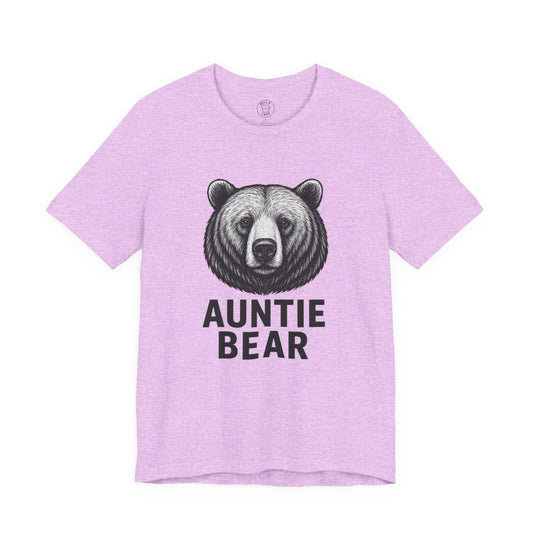 Auntie Bear T-Shirt — Best Gift for Aunt, Birthday, & Family Matching Tee — view 2