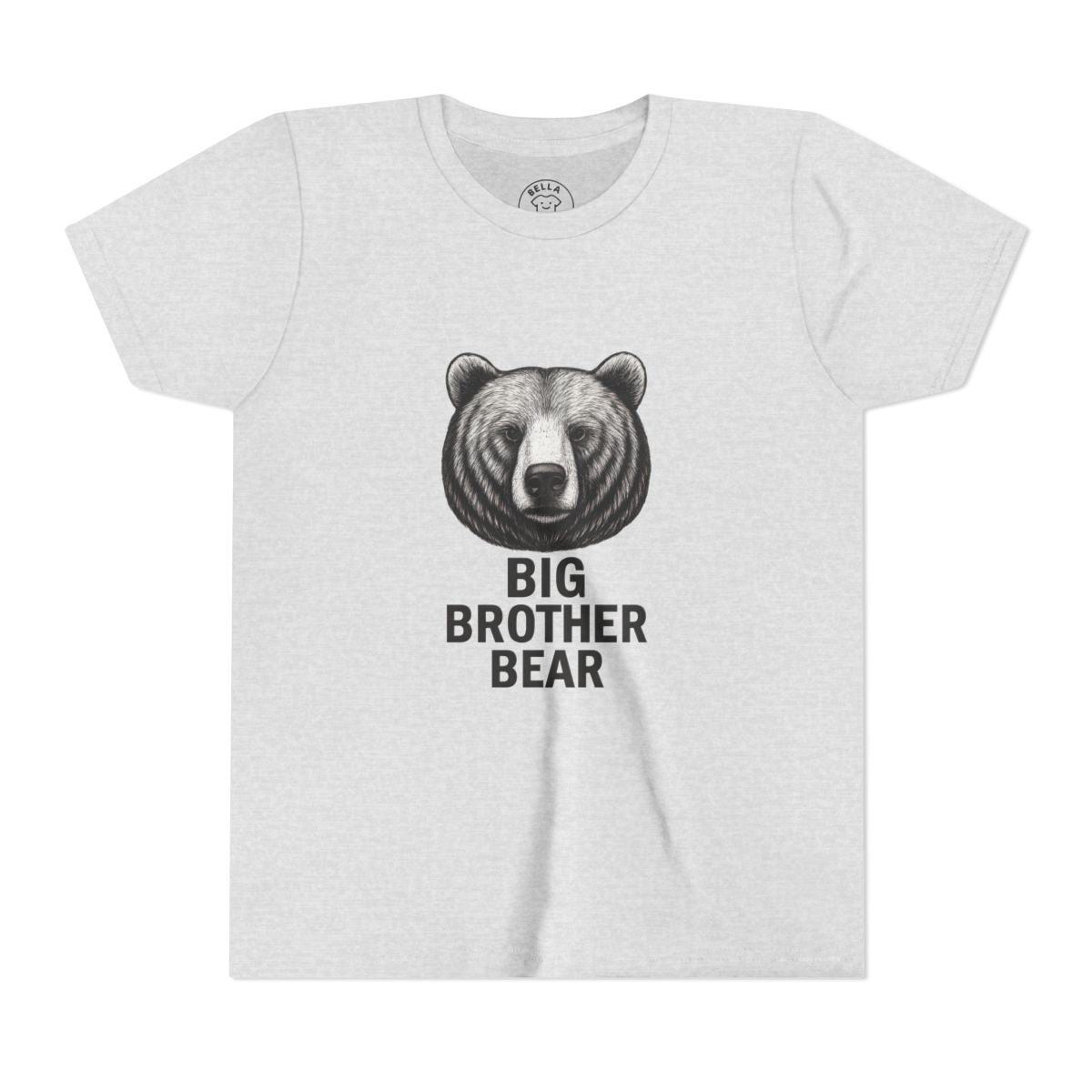 Big Brother Bear Youth Tee — Kids Graphic T-Shirt — view 2