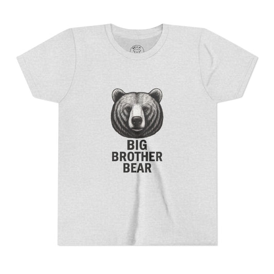 Big Brother Bear Youth Tee — Kids Graphic T-Shirt — view 2