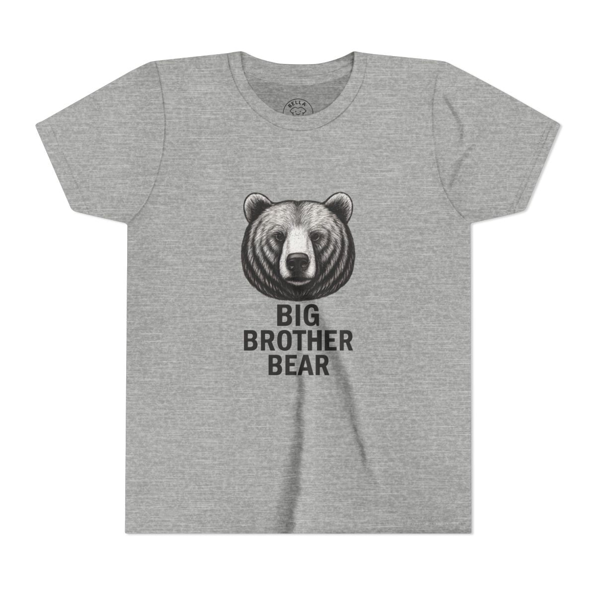 Big Brother Bear Youth Tee — Kids Graphic T-Shirt — view 3