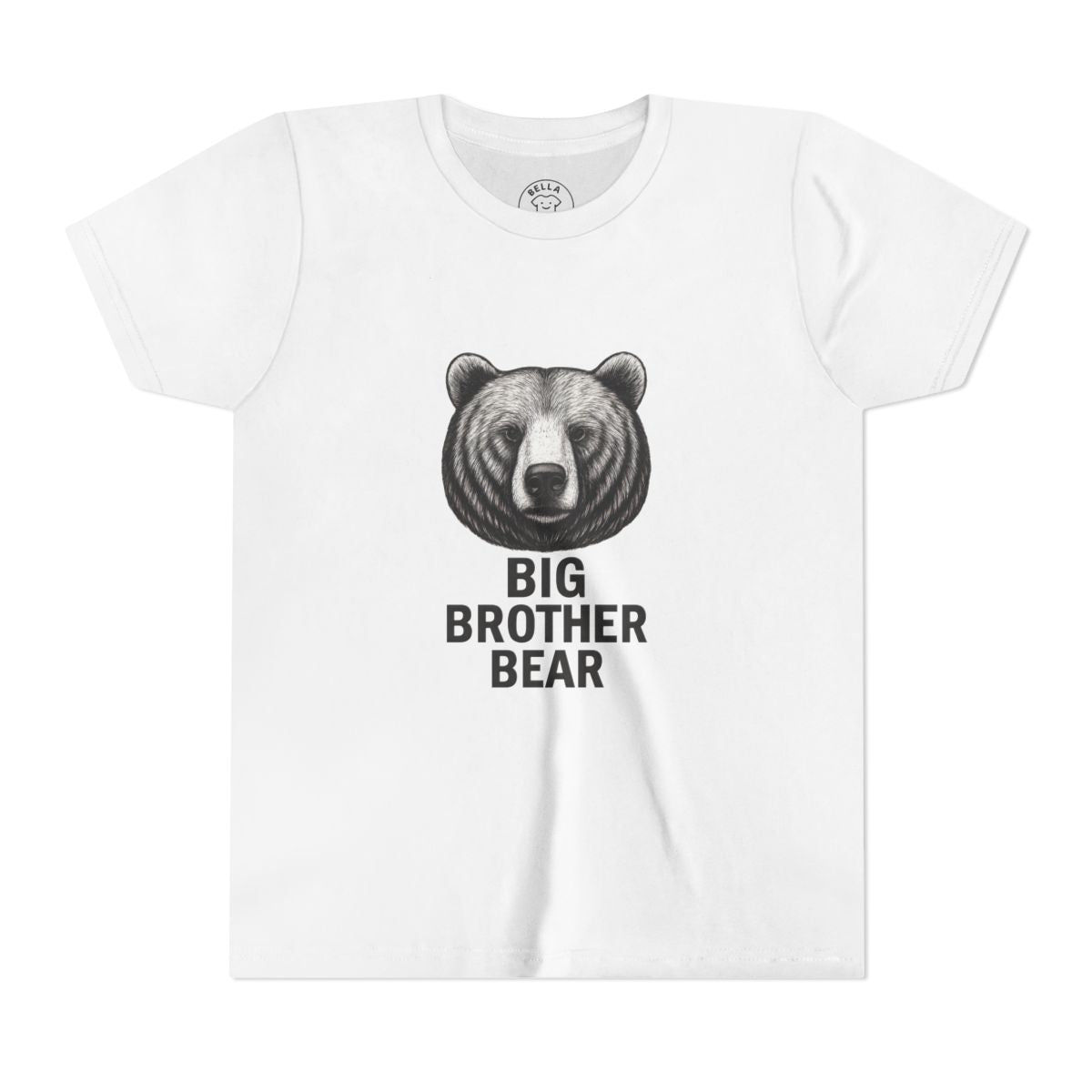 Big Brother Bear Youth Tee — Kids Graphic T-Shirt — view 4