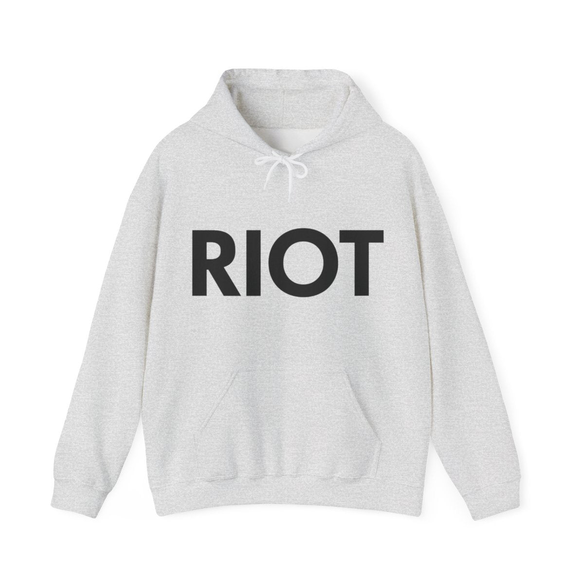 Bold RIOT Graphic Heavy-Blend Hoodie for Teens & Adults — view 5
