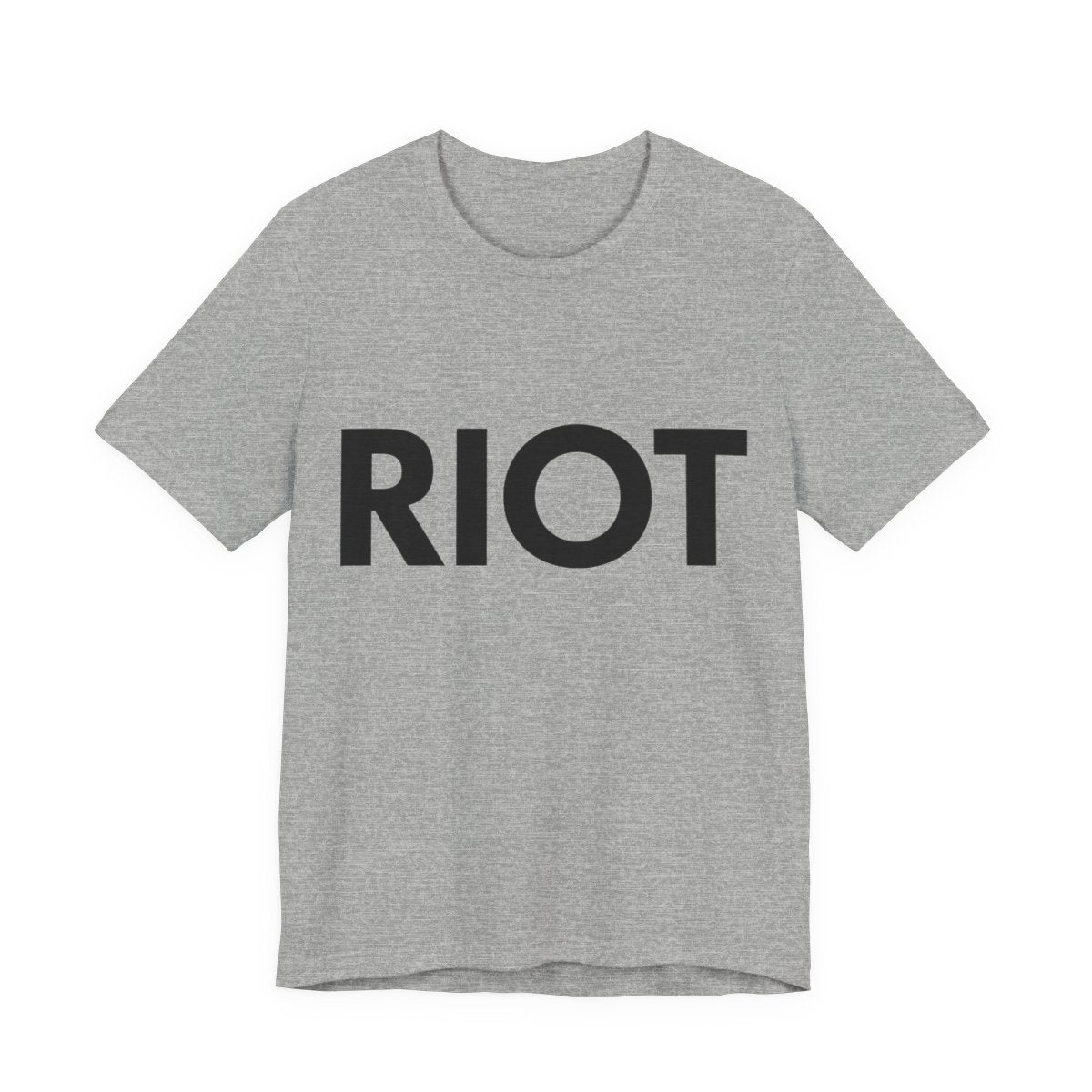 Bold RIOT Graphic Soft Slim-Fit Unisex Tee — color view 12