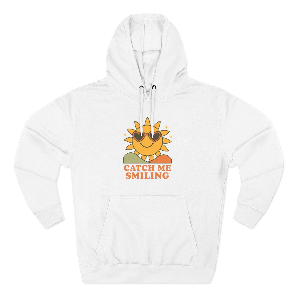 "Catch Me Smiling" Sun Hoodie — Men's Graphic Sweatshirt — view 2