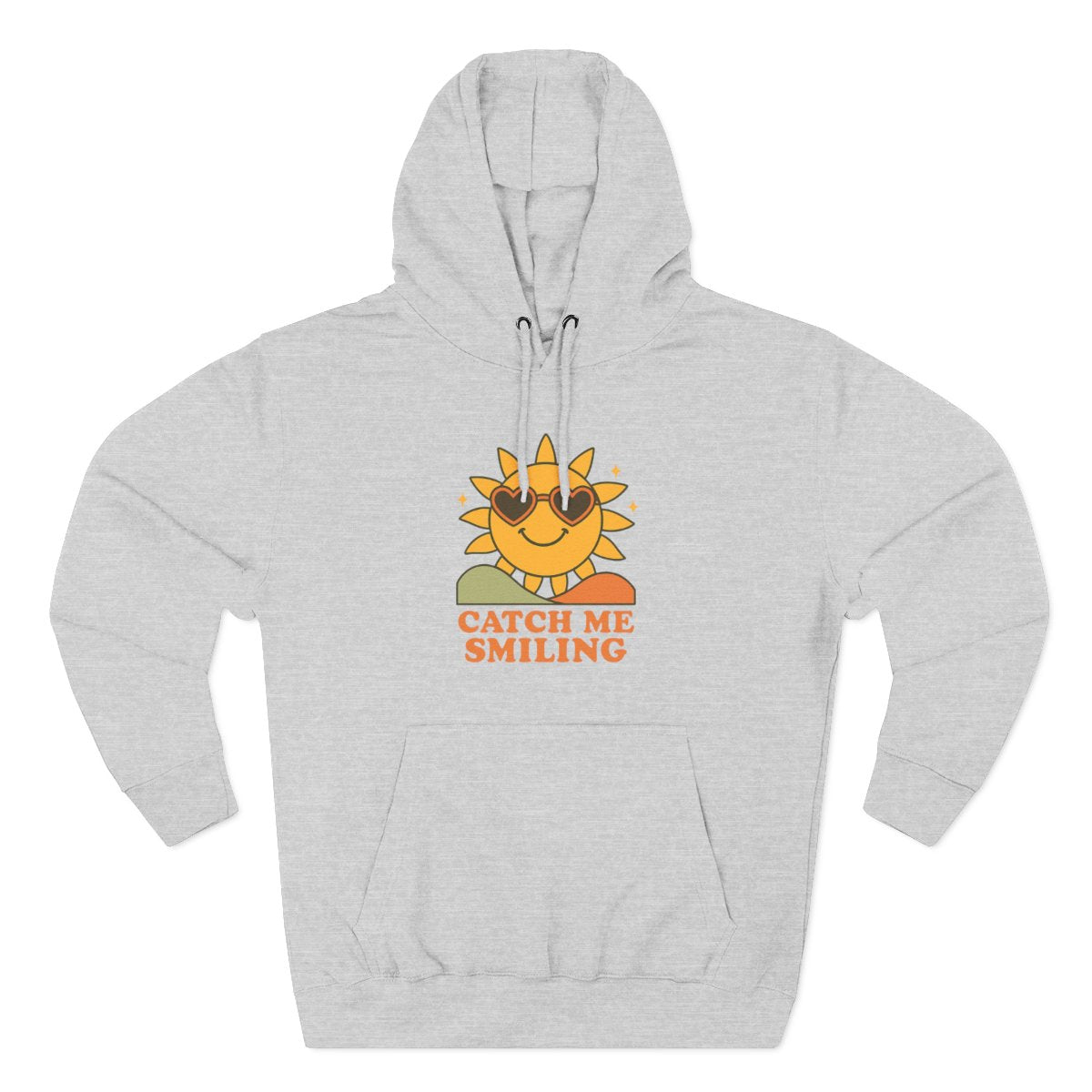 "Catch Me Smiling" Sun Hoodie — Men's Graphic Sweatshirt — view 3