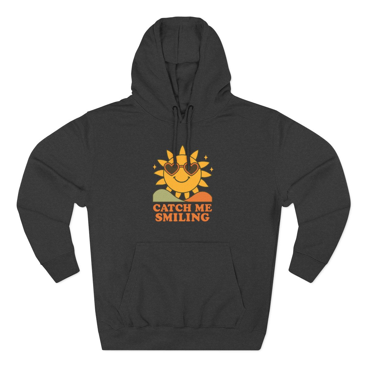 "Catch Me Smiling" Sun Hoodie — Men's Graphic Sweatshirt — view 4