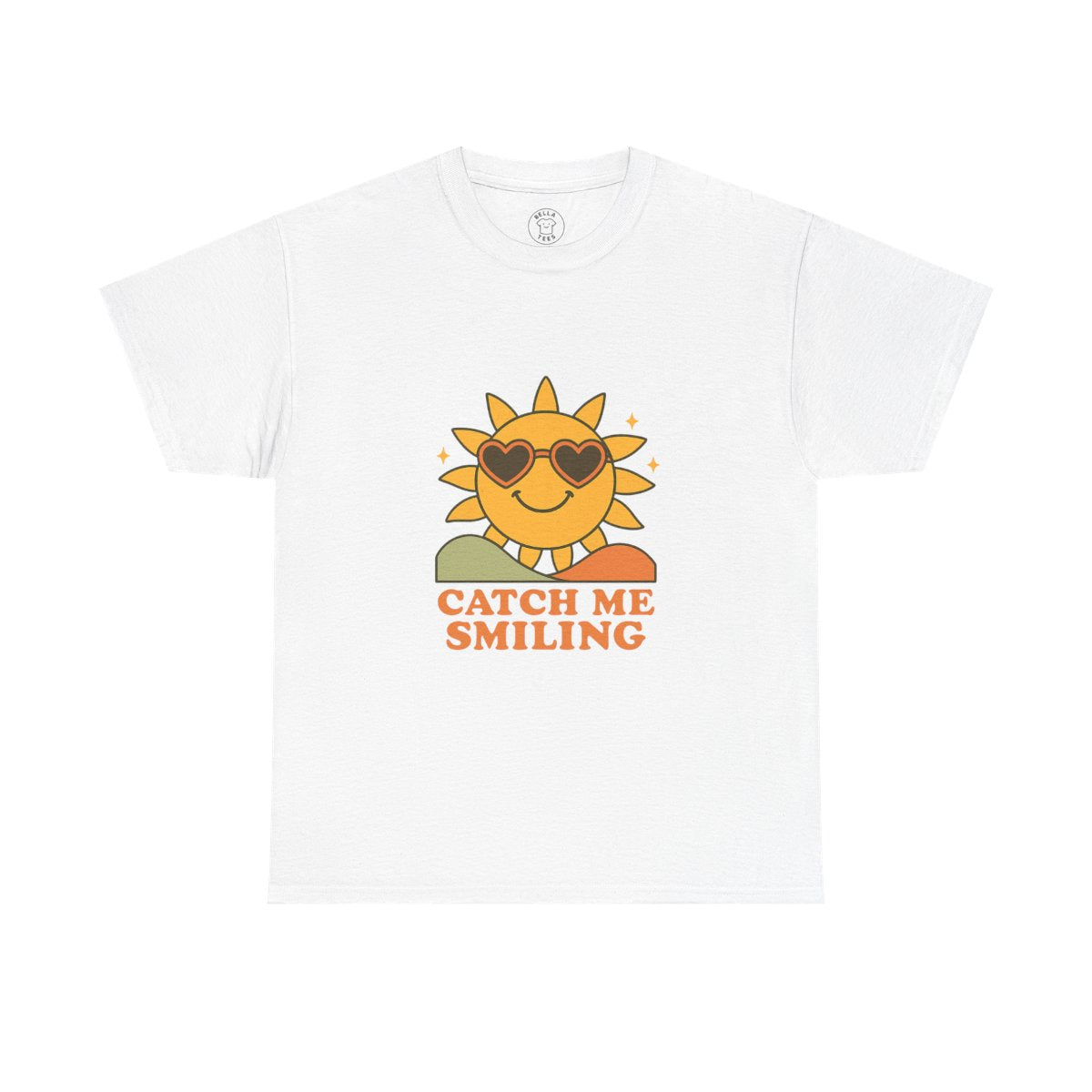 Catch Me Smiling" Sun T-Shirt — Unisex Graphic Tee — view 2