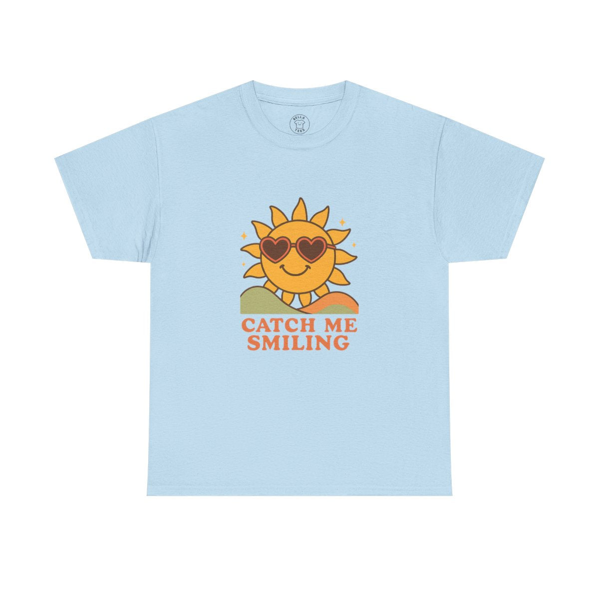 Catch Me Smiling" Sun T-Shirt — Unisex Graphic Tee — view 3