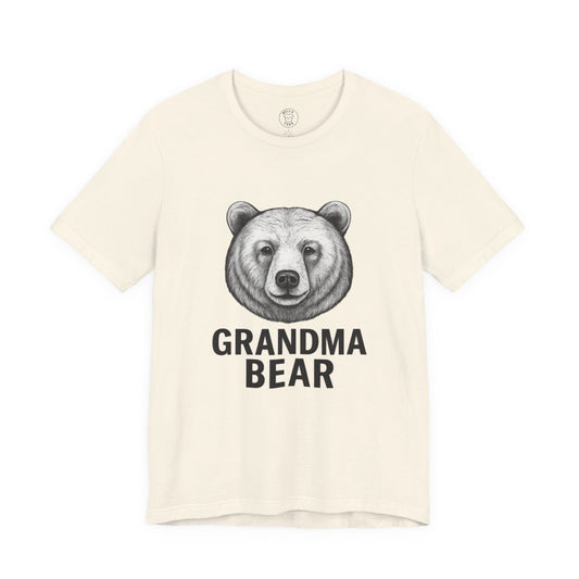 Grandma Bear T-Shirt — Women's Graphic Tee for Grandmother & Family — view 2