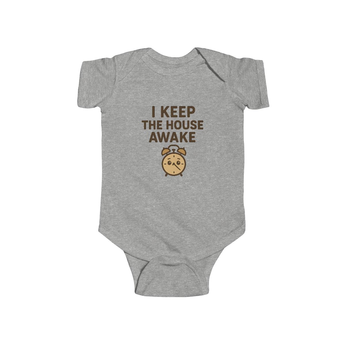 I Keep the House Awake" Baby Onesie — Funny New Parent Gift & Bodysuit — view 2