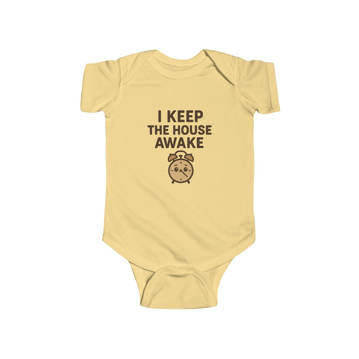 I Keep the House Awake" Baby Onesie — Funny New Parent Gift & Bodysuit — view 3