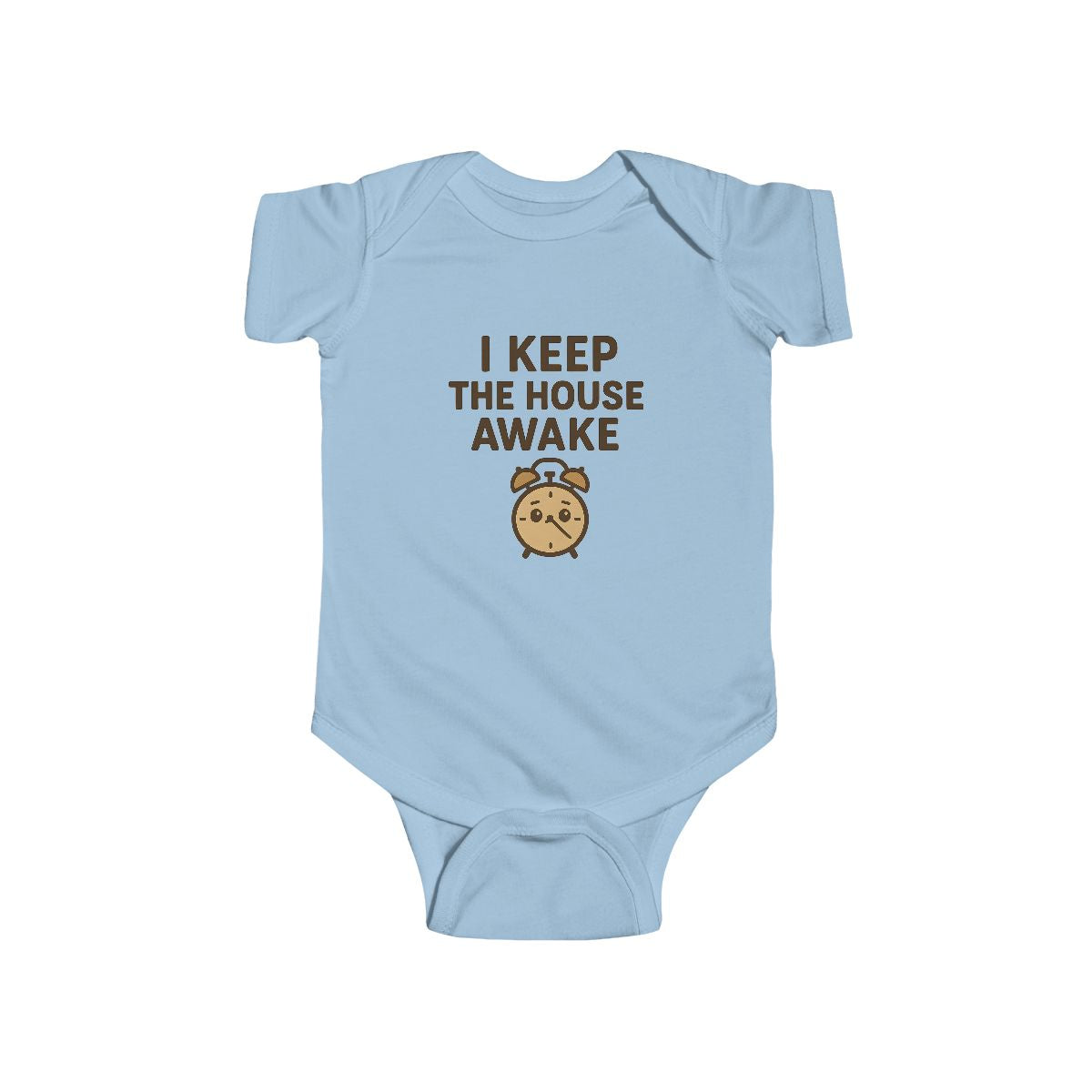 I Keep the House Awake" Baby Onesie — Funny New Parent Gift & Bodysuit — view 6