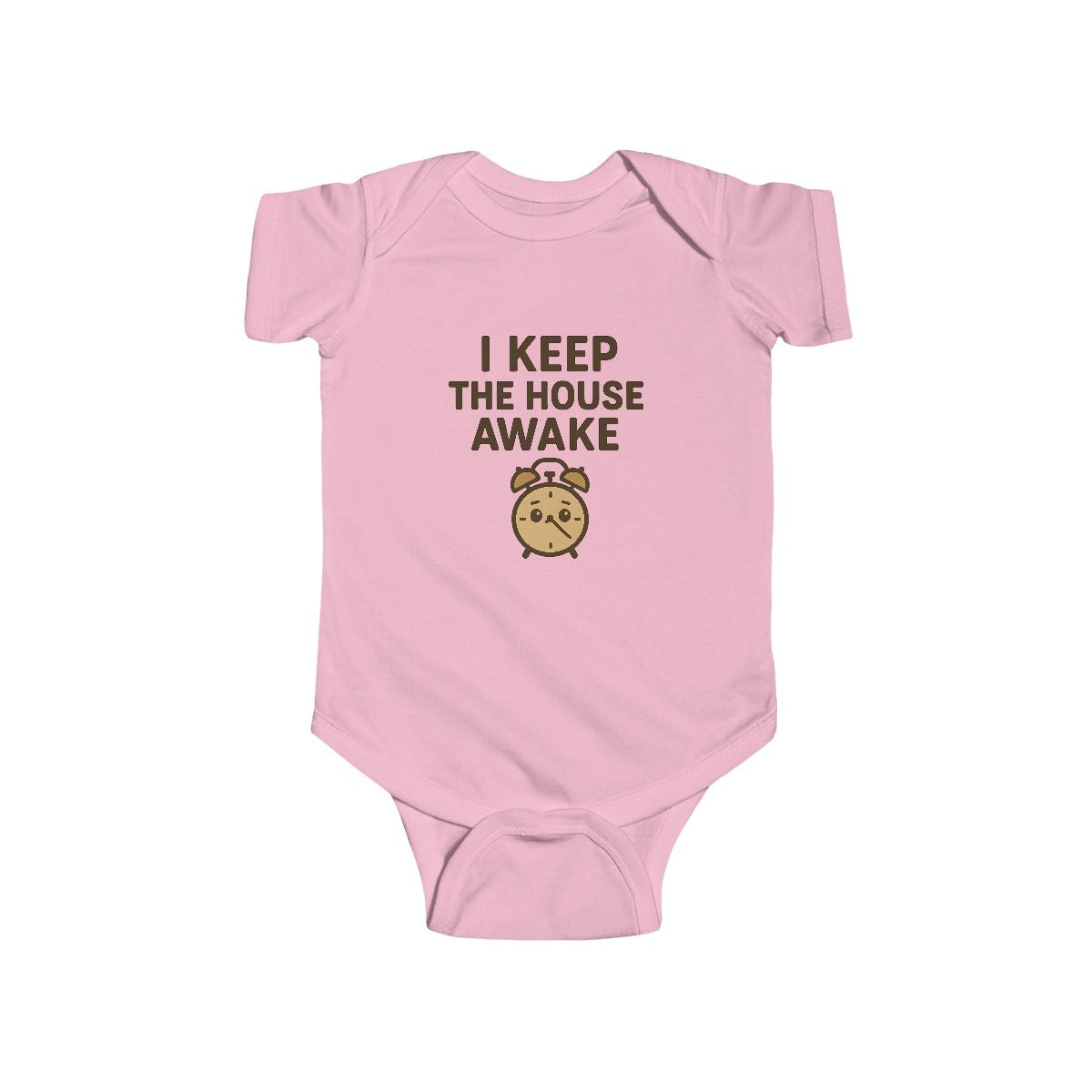 I Keep the House Awake" Baby Onesie — Funny New Parent Gift & Bodysuit — view 5