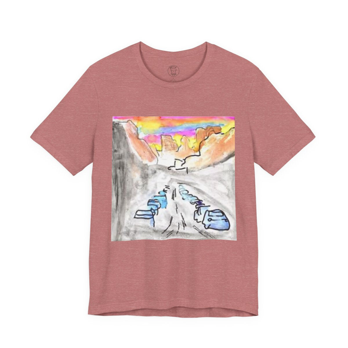 Mountain Escape Adventure T-Shirt — Unisex Hiking, Camping, & Outdoors Tee — color view 10