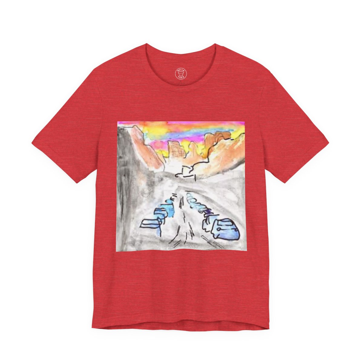 Mountain Escape Adventure T-Shirt — Unisex Hiking, Camping, & Outdoors Tee — color view 21