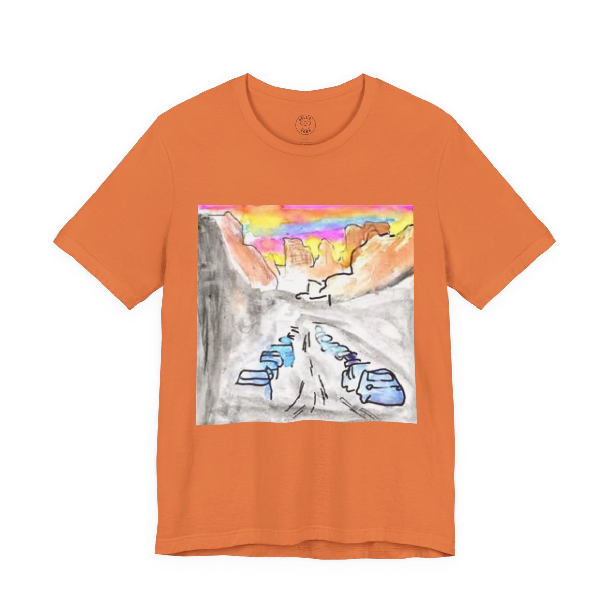 Mountain Escape Adventure T-Shirt — Unisex Hiking, Camping, & Outdoors Tee — color view 12
